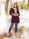 Nora Vol 05 By Ossm Rayon Ladies Short Kurtis Wholesale Shop In Surat